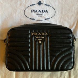Leather Prada Diagramme Bag
